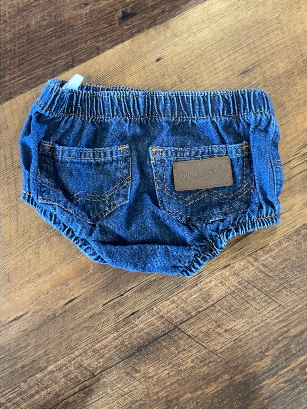Wrangler Blue Denim Baby Diaper Cover Bloomers